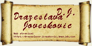 Dražeslava Jovešković vizit kartica